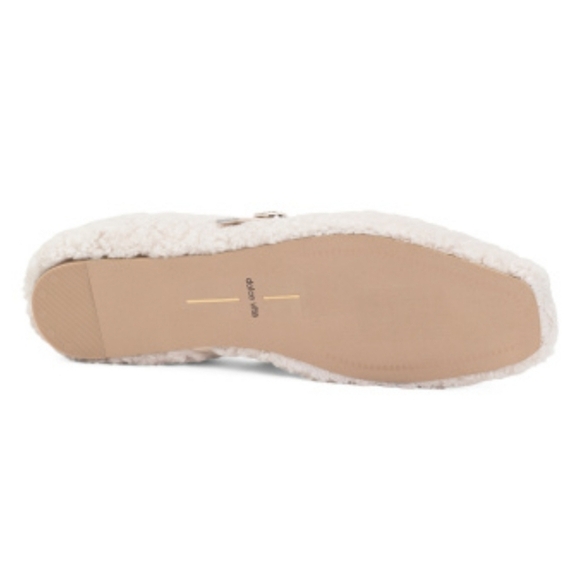 🔹️ Dolce Vita🔹️ Rodni Plush Ballet Flats Crème Plush Size 9.5 Shoes - Picture 4 of 5